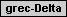 le symbole delta en code LateX